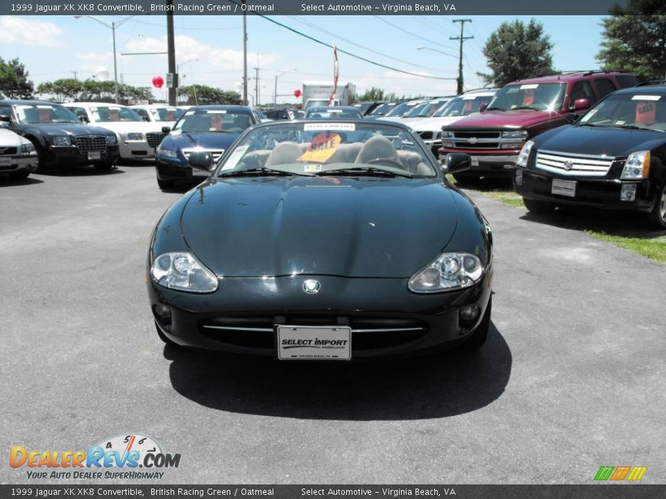 1999 Jaguar XK XK8 Convertible British Racing Green / Oatmeal Photo #5