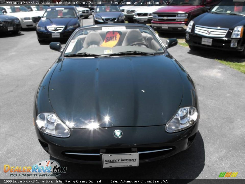 1999 Jaguar XK XK8 Convertible British Racing Green / Oatmeal Photo #6
