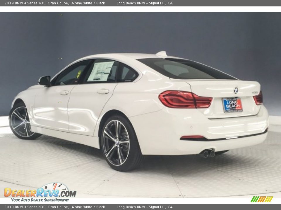 2019 BMW 4 Series 430i Gran Coupe Alpine White / Black Photo #3