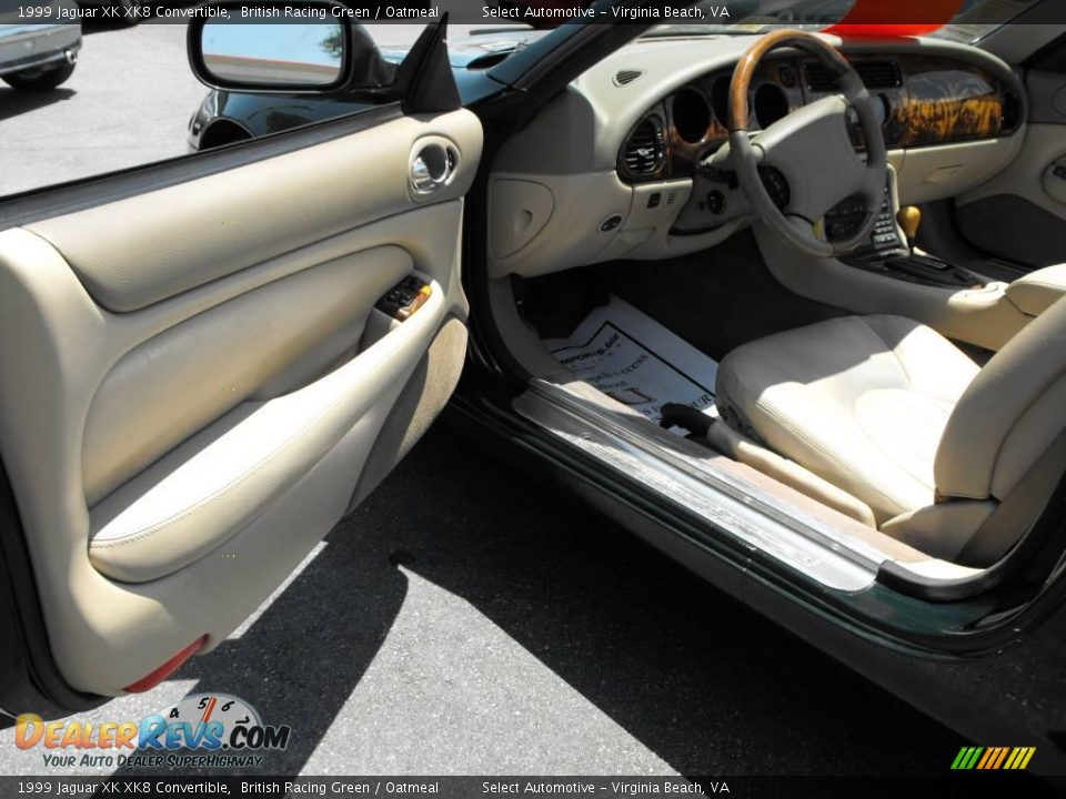 1999 Jaguar XK XK8 Convertible British Racing Green / Oatmeal Photo #11