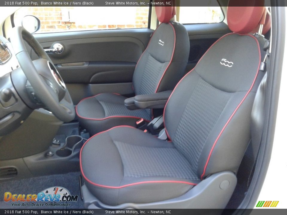 Front Seat of 2018 Fiat 500 Pop Photo #10
