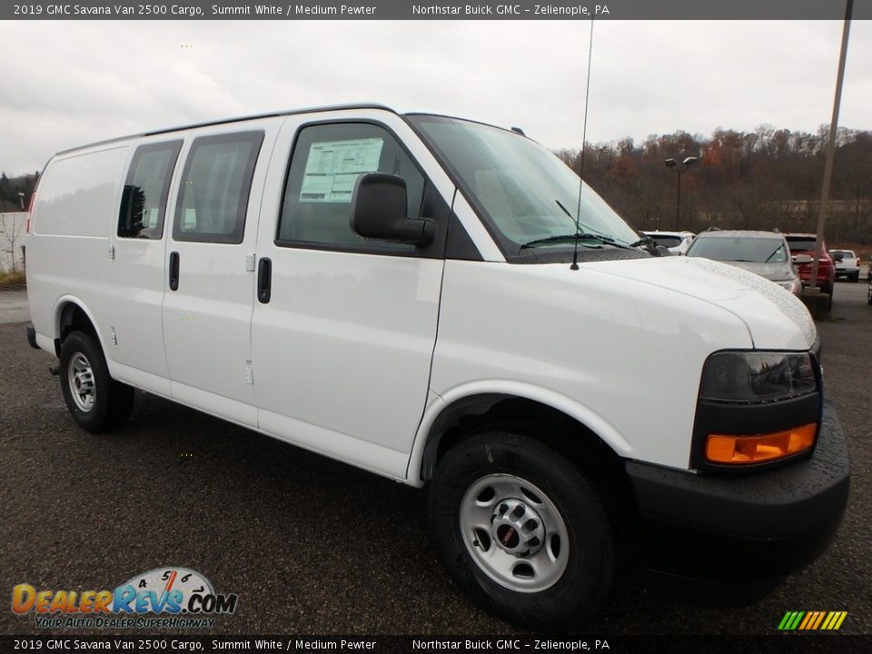 Summit White 2019 GMC Savana Van 2500 Cargo Photo #3