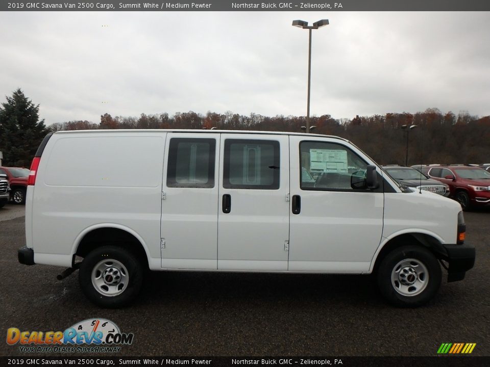 Summit White 2019 GMC Savana Van 2500 Cargo Photo #4