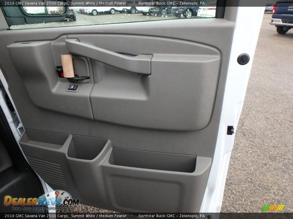 2019 GMC Savana Van 2500 Cargo Summit White / Medium Pewter Photo #6