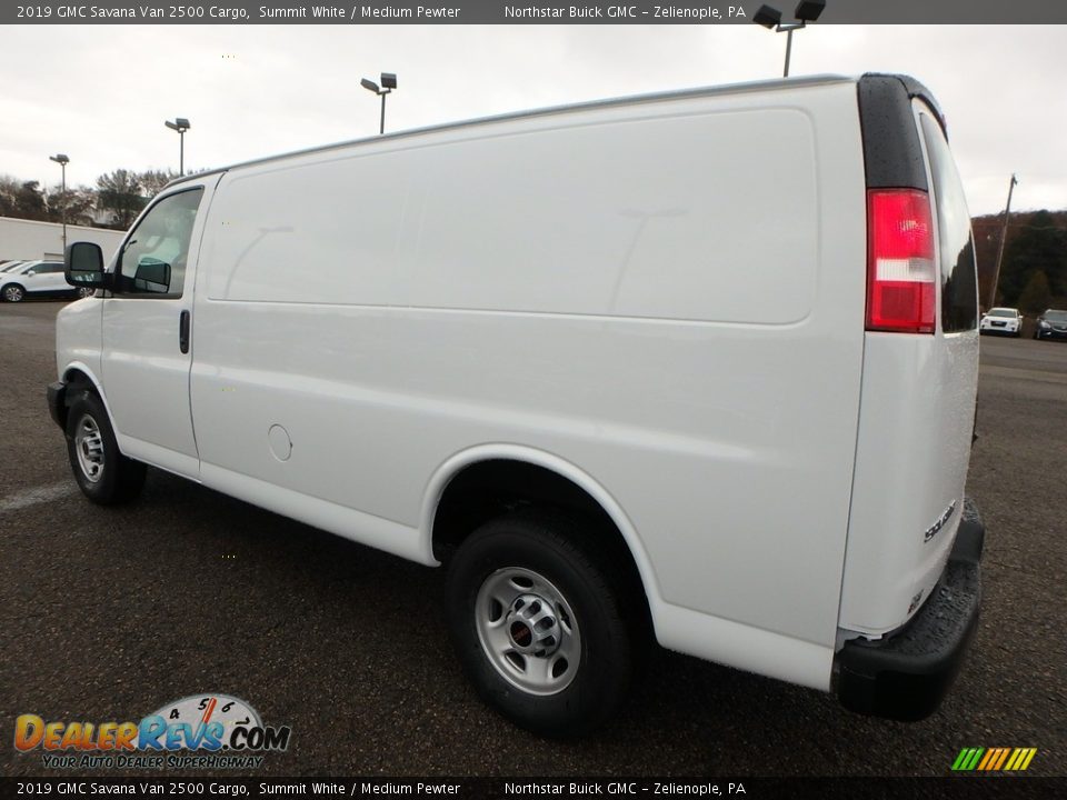 2019 GMC Savana Van 2500 Cargo Summit White / Medium Pewter Photo #10