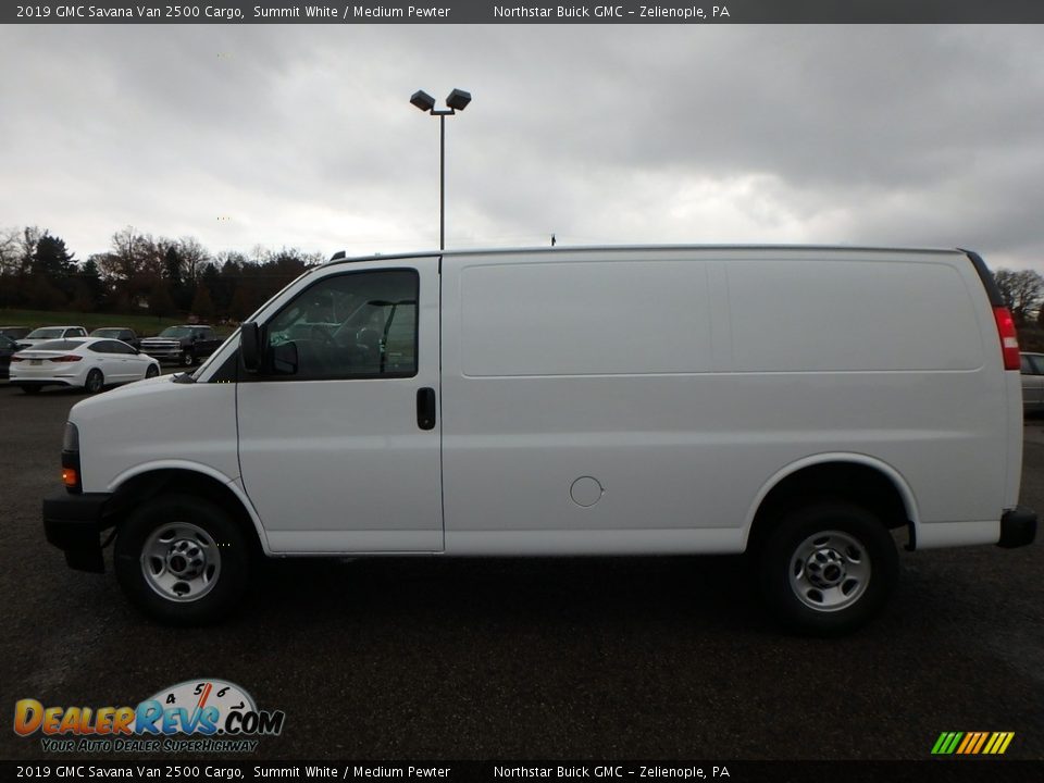 2019 GMC Savana Van 2500 Cargo Summit White / Medium Pewter Photo #11
