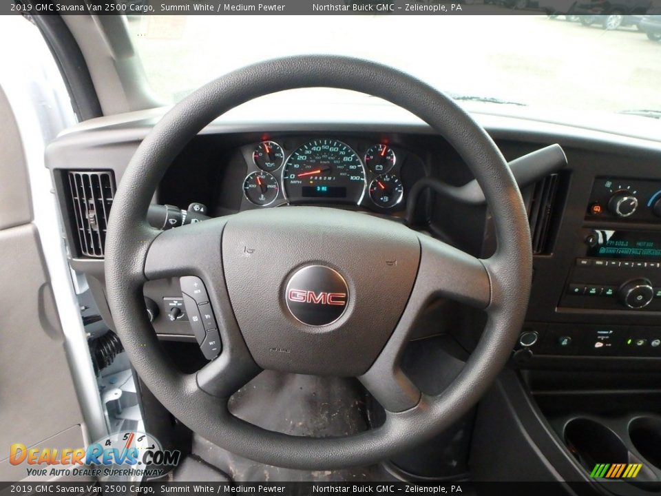 2019 GMC Savana Van 2500 Cargo Steering Wheel Photo #17