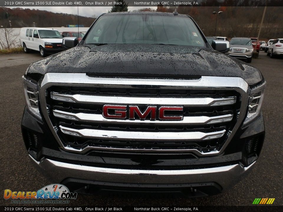 2019 GMC Sierra 1500 SLE Double Cab 4WD Onyx Black / Jet Black Photo #2