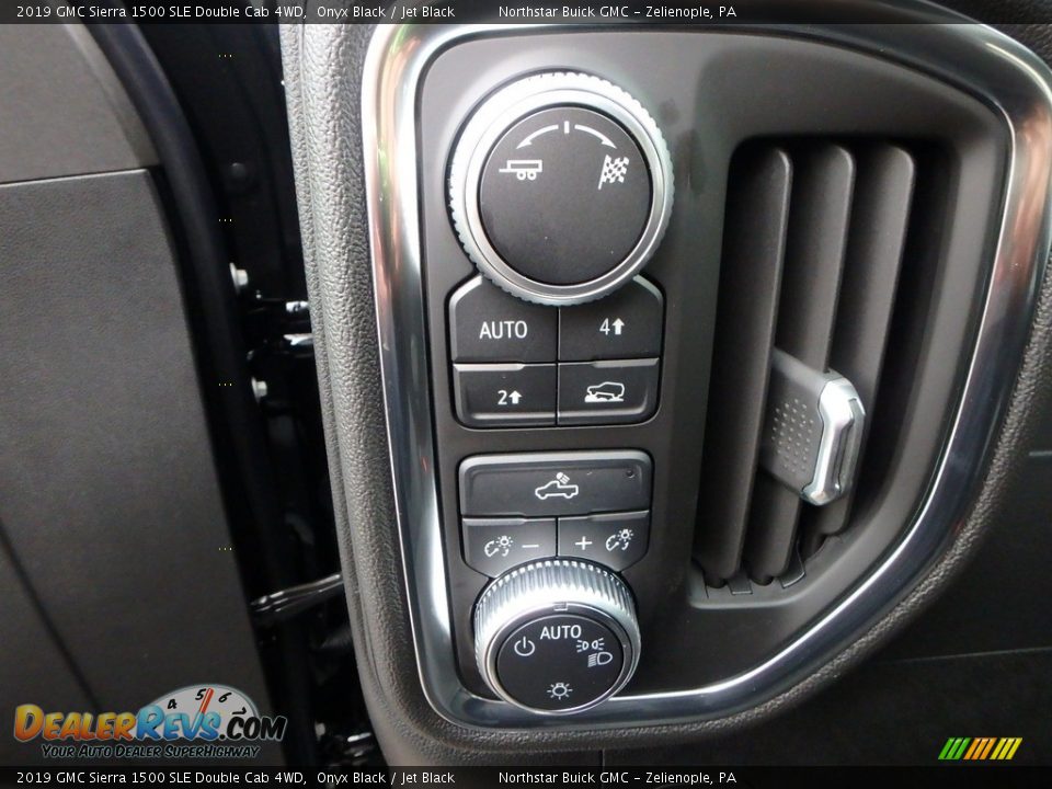 Controls of 2019 GMC Sierra 1500 SLE Double Cab 4WD Photo #14