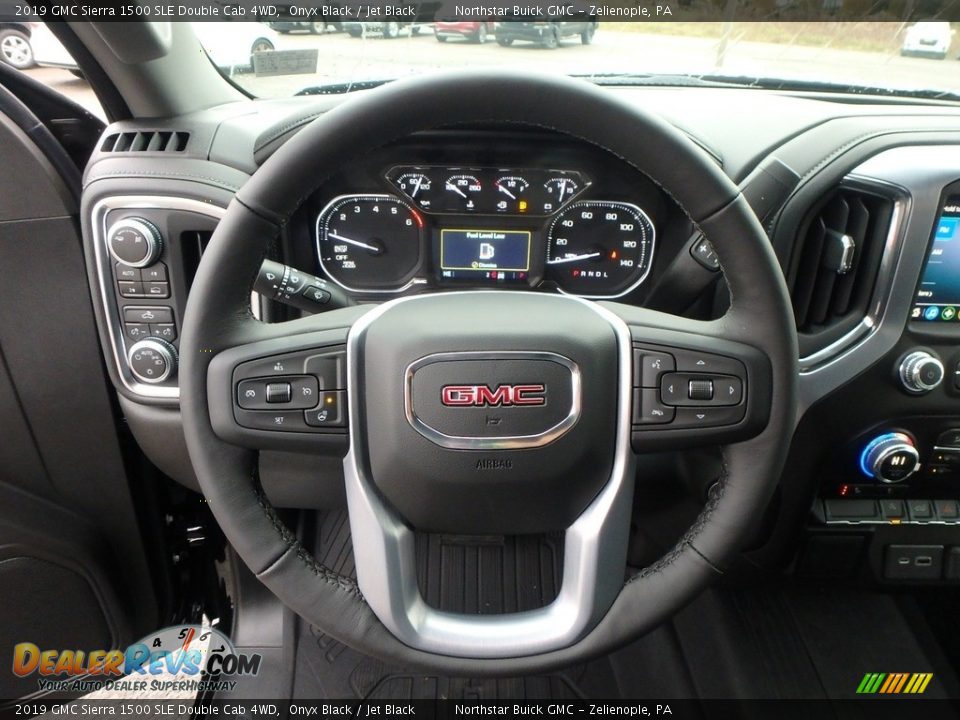 2019 GMC Sierra 1500 SLE Double Cab 4WD Steering Wheel Photo #17