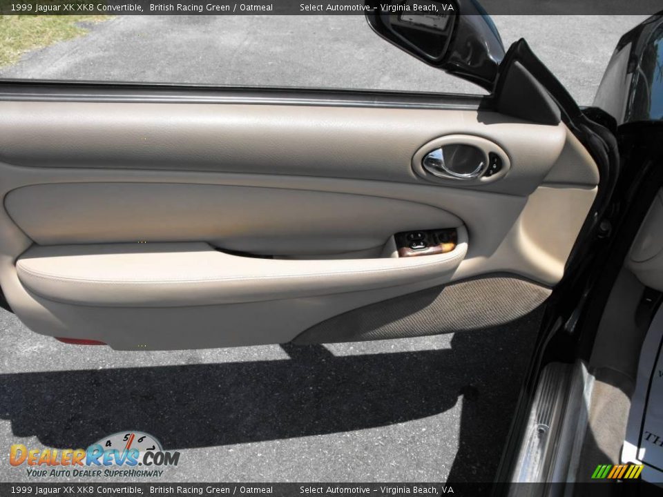 1999 Jaguar XK XK8 Convertible British Racing Green / Oatmeal Photo #20