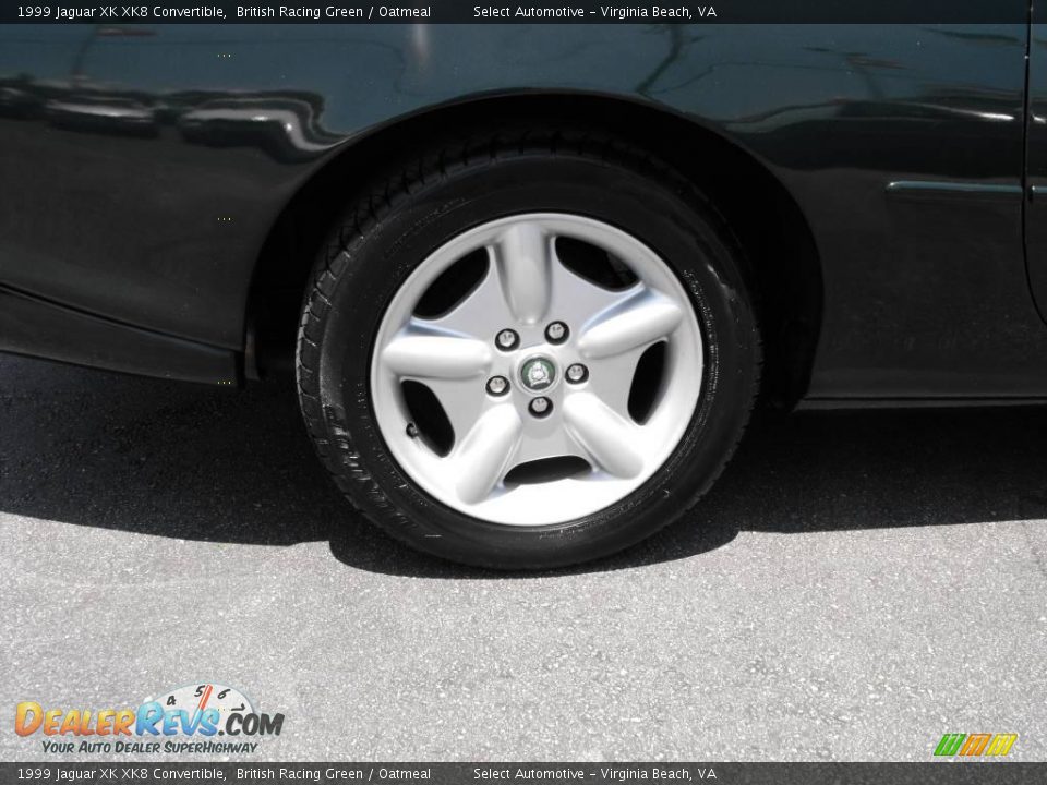 1999 Jaguar XK XK8 Convertible British Racing Green / Oatmeal Photo #23