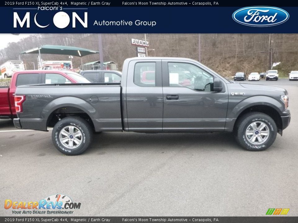 2019 Ford F150 XL SuperCab 4x4 Magnetic / Earth Gray Photo #1