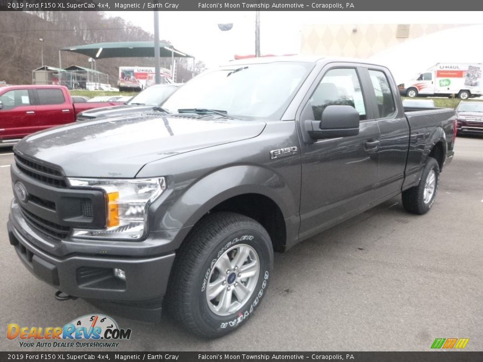 2019 Ford F150 XL SuperCab 4x4 Magnetic / Earth Gray Photo #2