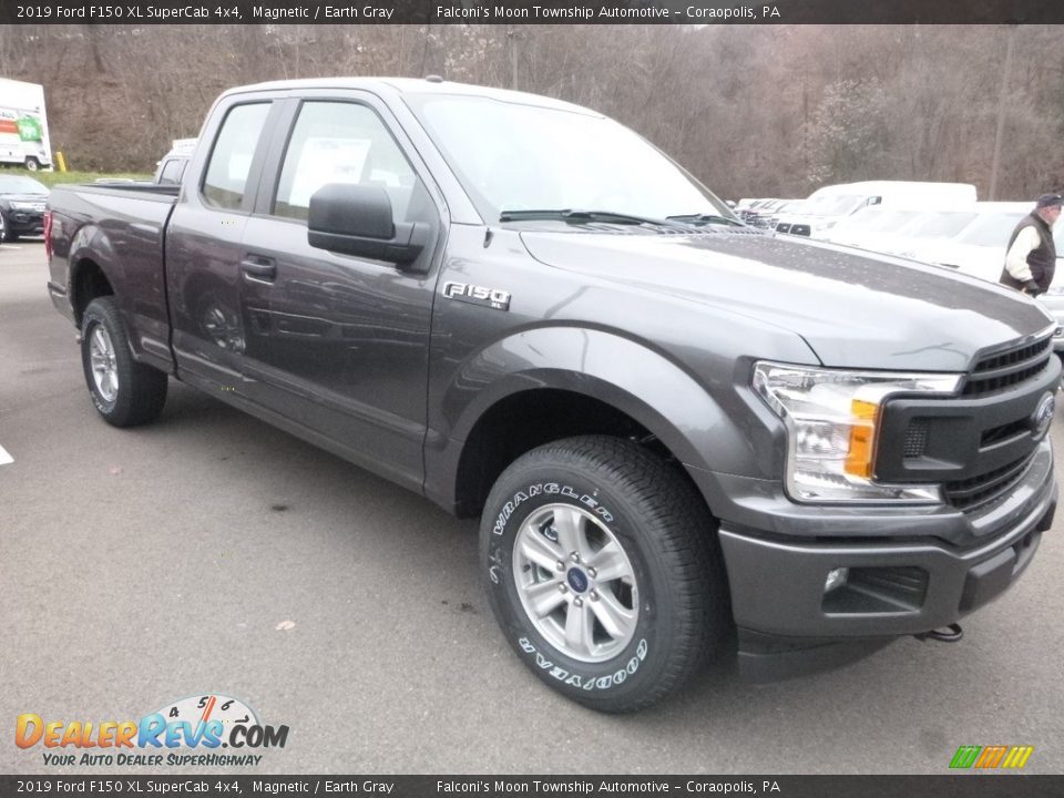 2019 Ford F150 XL SuperCab 4x4 Magnetic / Earth Gray Photo #4
