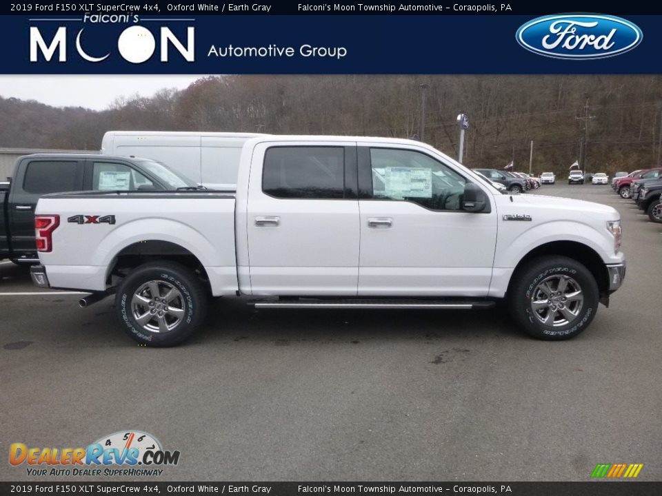 2019 Ford F150 XLT SuperCrew 4x4 Oxford White / Earth Gray Photo #1