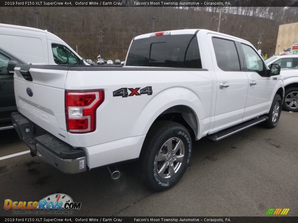 2019 Ford F150 XLT SuperCrew 4x4 Oxford White / Earth Gray Photo #2