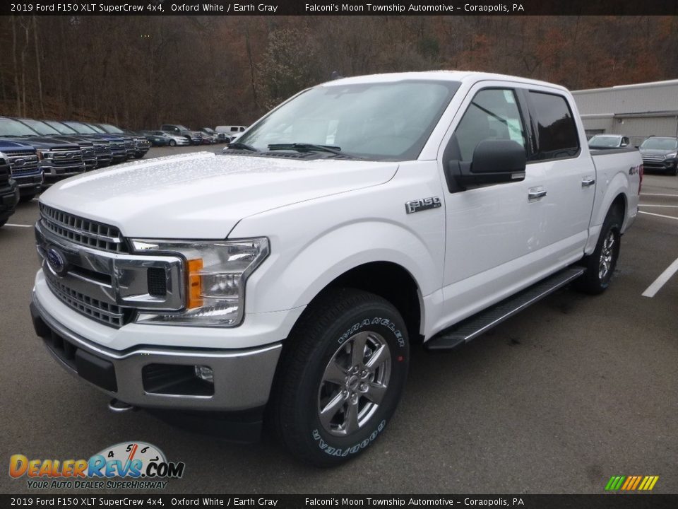 2019 Ford F150 XLT SuperCrew 4x4 Oxford White / Earth Gray Photo #5