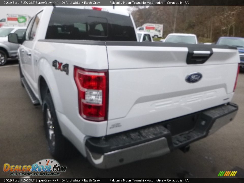 2019 Ford F150 XLT SuperCrew 4x4 Oxford White / Earth Gray Photo #6