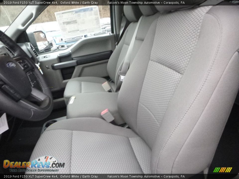 2019 Ford F150 XLT SuperCrew 4x4 Oxford White / Earth Gray Photo #11
