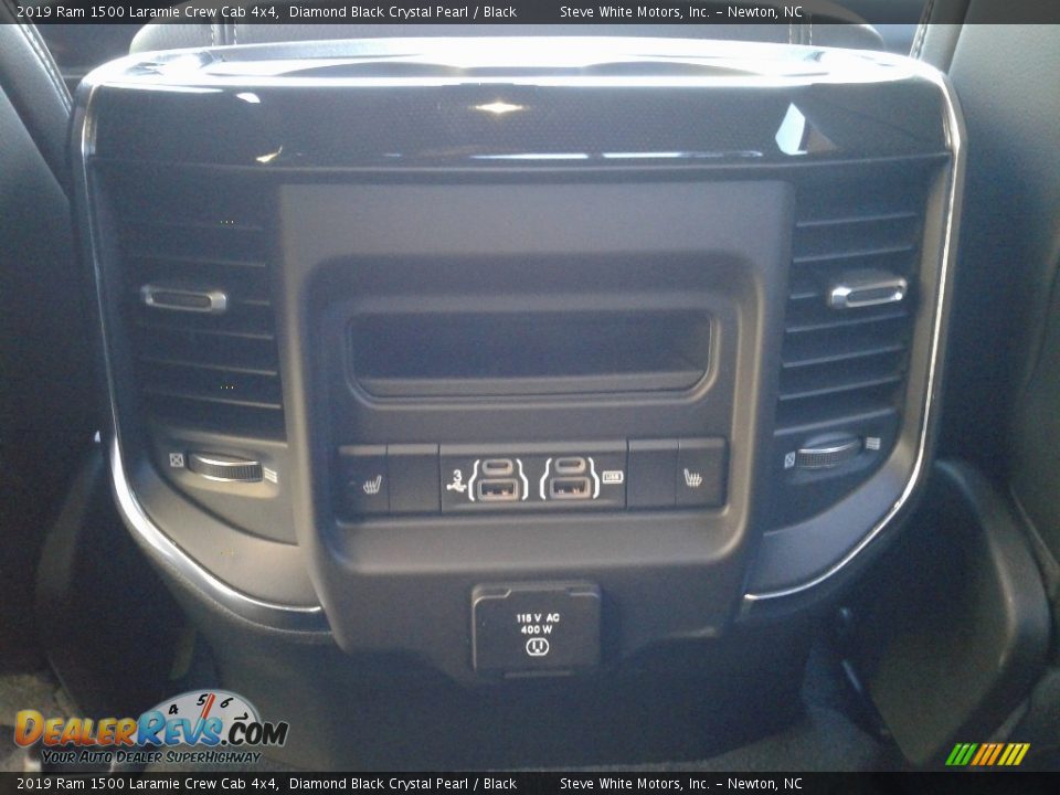 2019 Ram 1500 Laramie Crew Cab 4x4 Diamond Black Crystal Pearl / Black Photo #13
