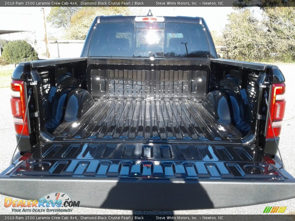2019 Ram 1500 Laramie Crew Cab 4x4 Diamond Black Crystal Pearl / Black Photo #14