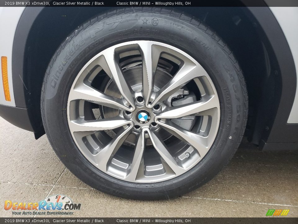 2019 BMW X3 xDrive30i Glacier Silver Metallic / Black Photo #3