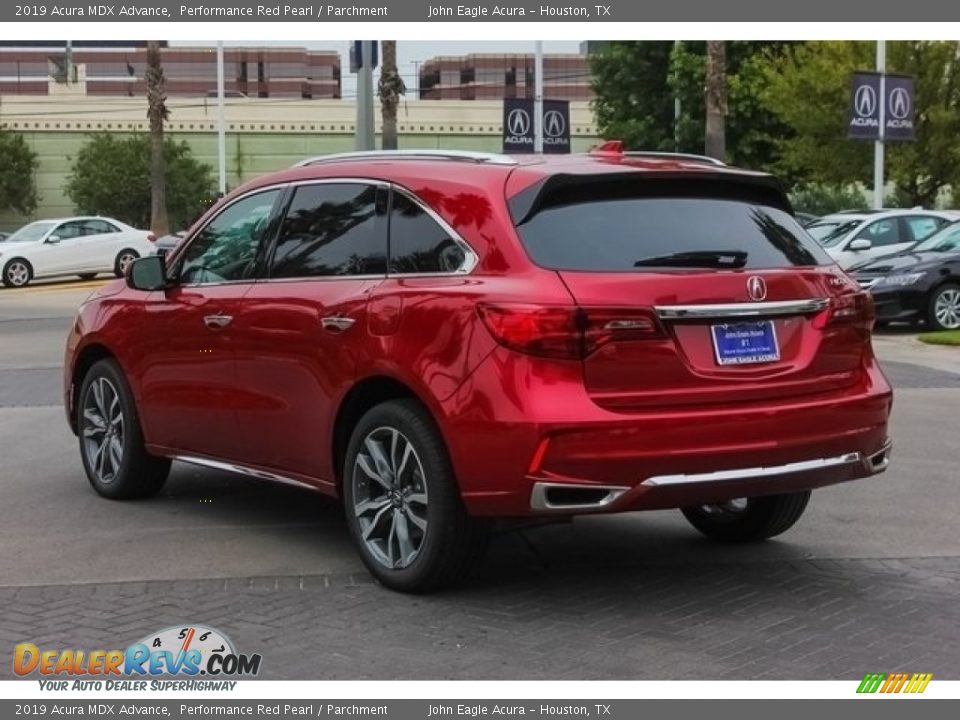 2019 Acura MDX Advance Performance Red Pearl / Parchment Photo #5