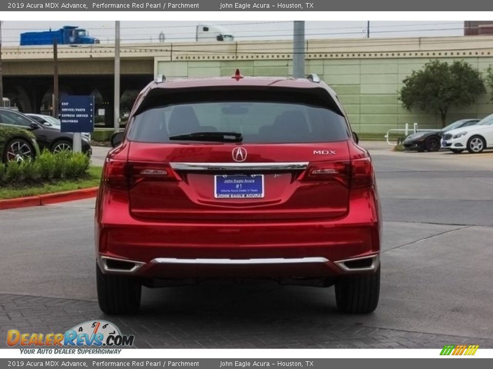 2019 Acura MDX Advance Performance Red Pearl / Parchment Photo #6