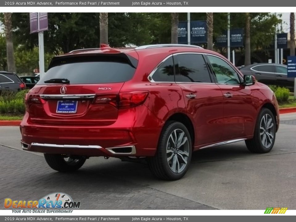 2019 Acura MDX Advance Performance Red Pearl / Parchment Photo #7