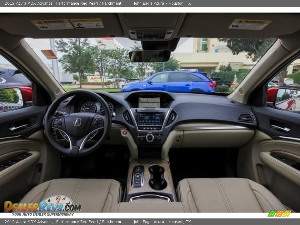 2019 Acura MDX Advance Performance Red Pearl / Parchment Photo #9