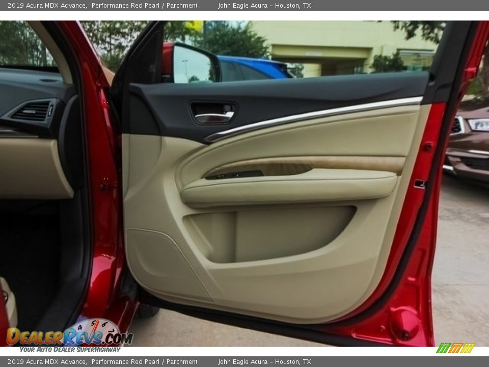 2019 Acura MDX Advance Performance Red Pearl / Parchment Photo #24