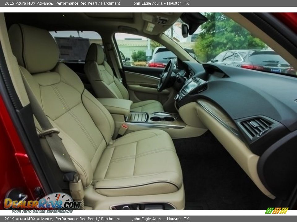 2019 Acura MDX Advance Performance Red Pearl / Parchment Photo #25
