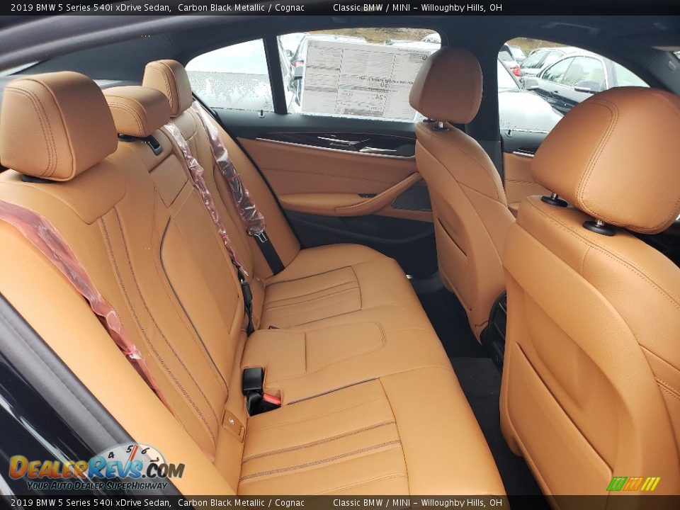 Rear Seat of 2019 BMW 5 Series 540i xDrive Sedan Photo #5