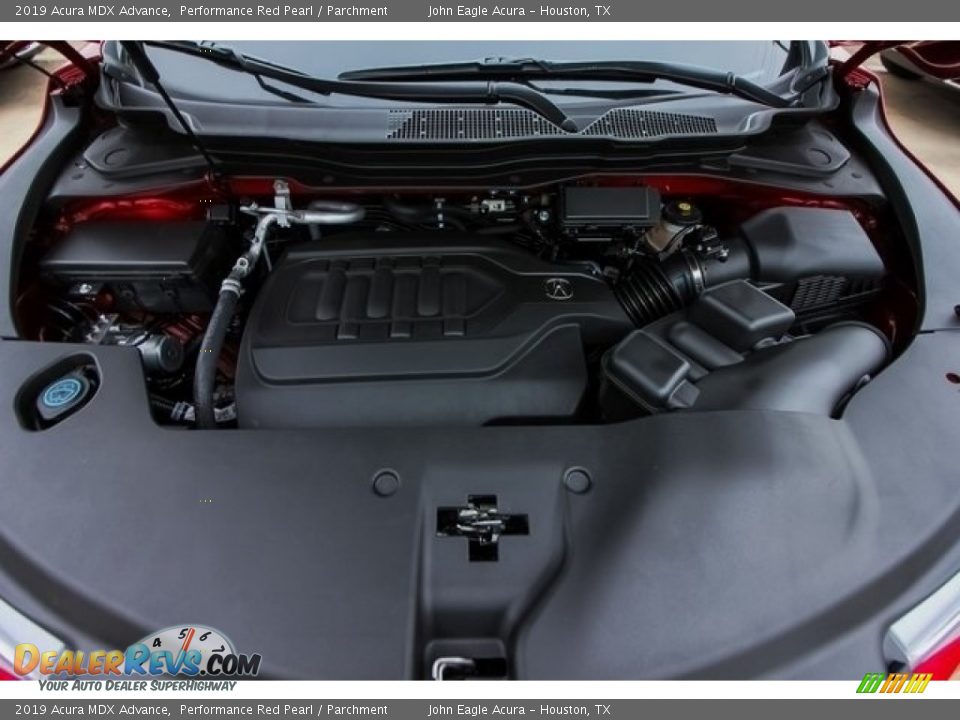 2019 Acura MDX Advance Performance Red Pearl / Parchment Photo #26