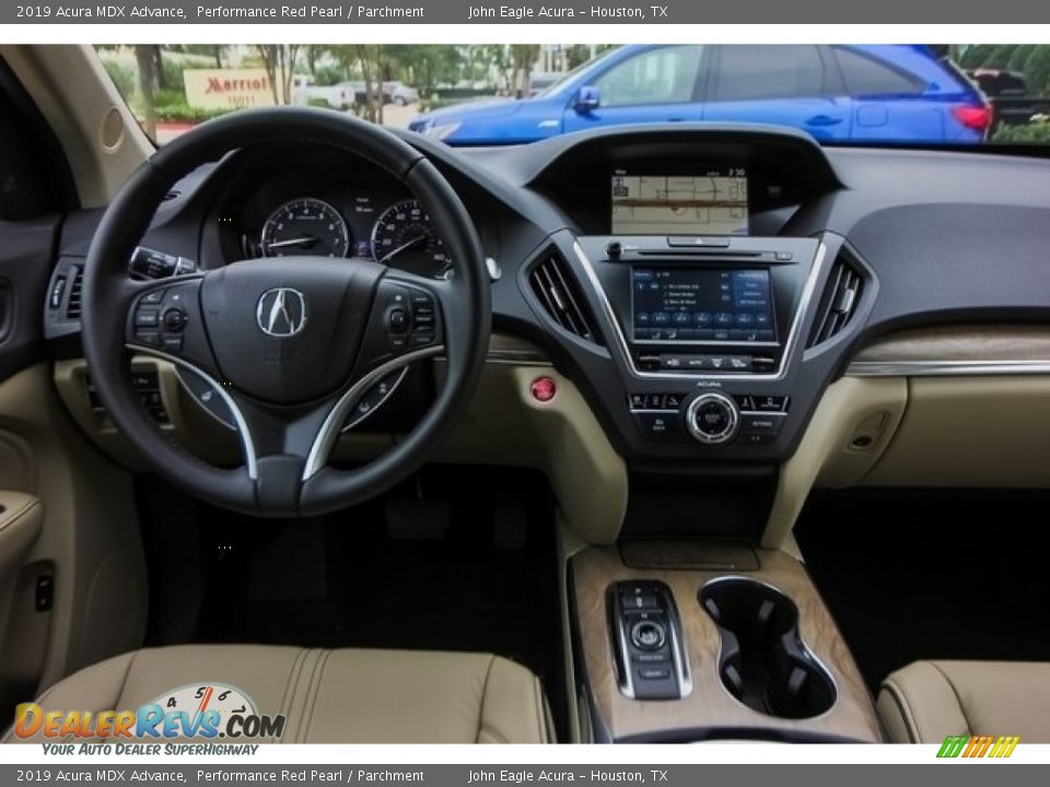 2019 Acura MDX Advance Performance Red Pearl / Parchment Photo #27