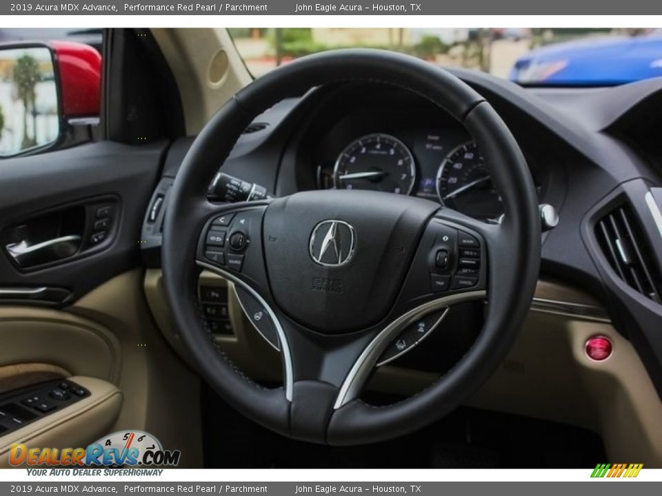 2019 Acura MDX Advance Performance Red Pearl / Parchment Photo #28