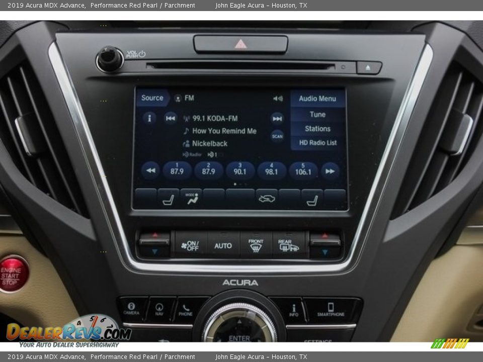 2019 Acura MDX Advance Performance Red Pearl / Parchment Photo #30