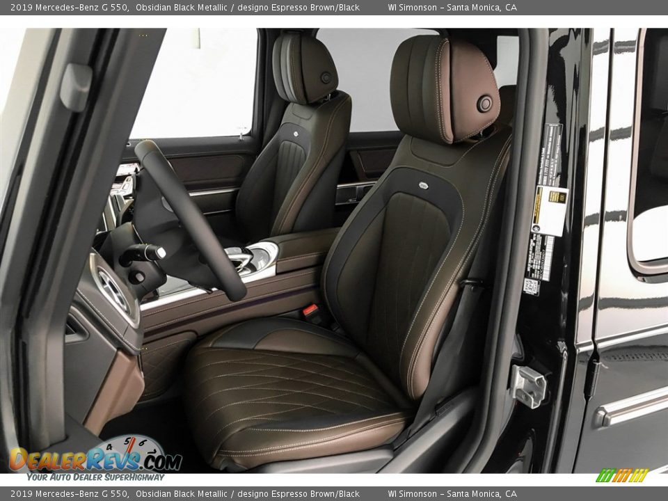 designo Espresso Brown/Black Interior - 2019 Mercedes-Benz G 550 Photo #15