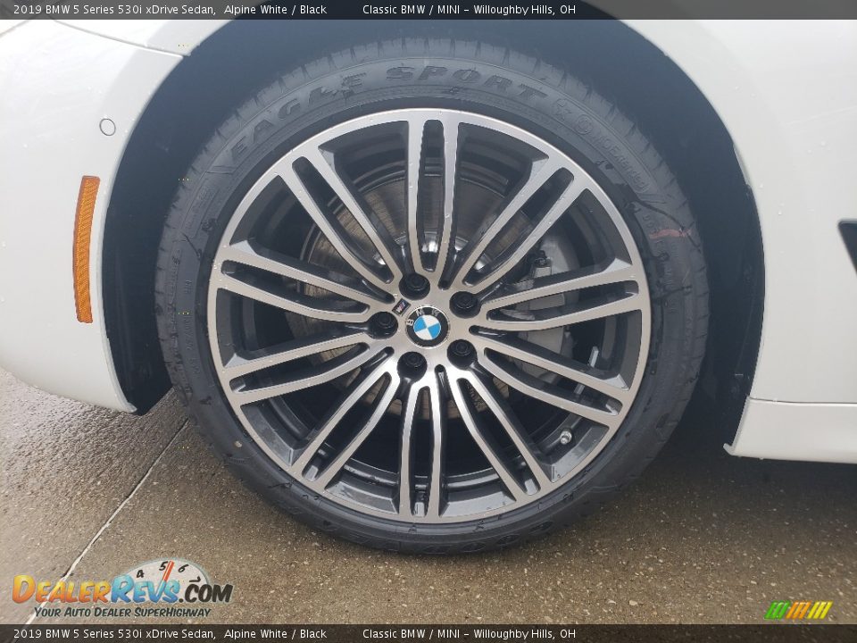 2019 BMW 5 Series 530i xDrive Sedan Alpine White / Black Photo #3