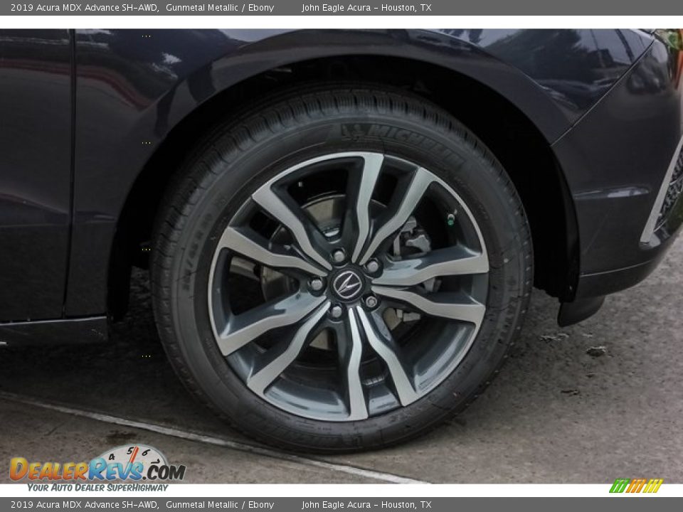 2019 Acura MDX Advance SH-AWD Gunmetal Metallic / Ebony Photo #10