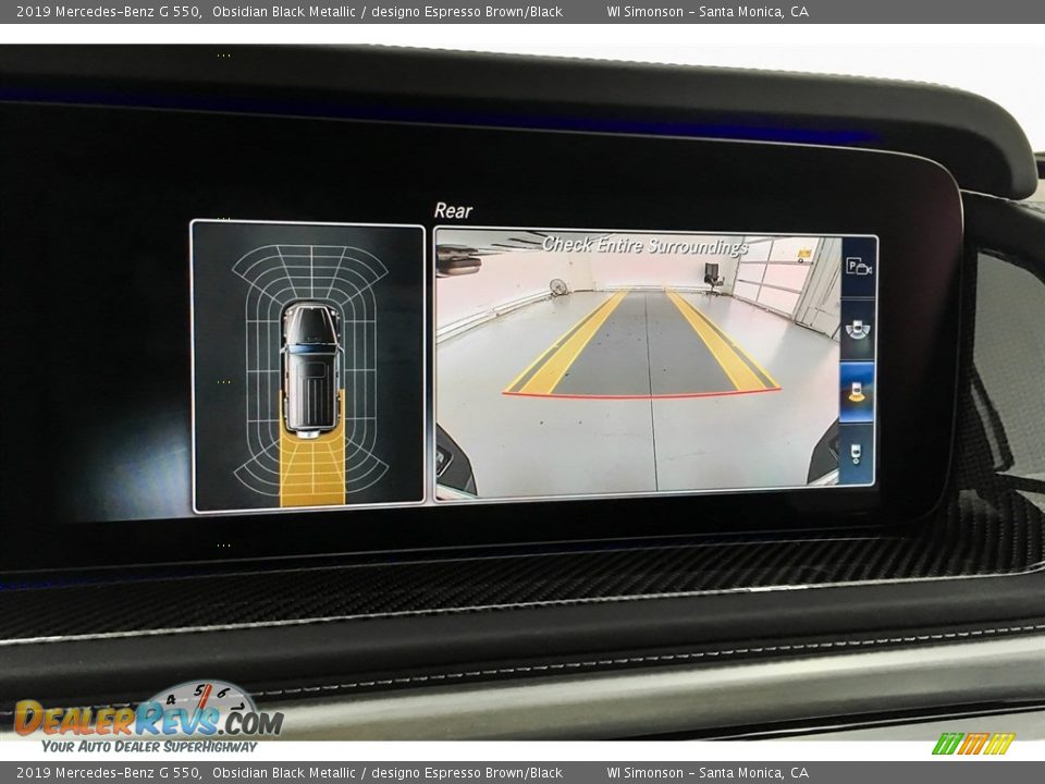 2019 Mercedes-Benz G 550 Obsidian Black Metallic / designo Espresso Brown/Black Photo #22