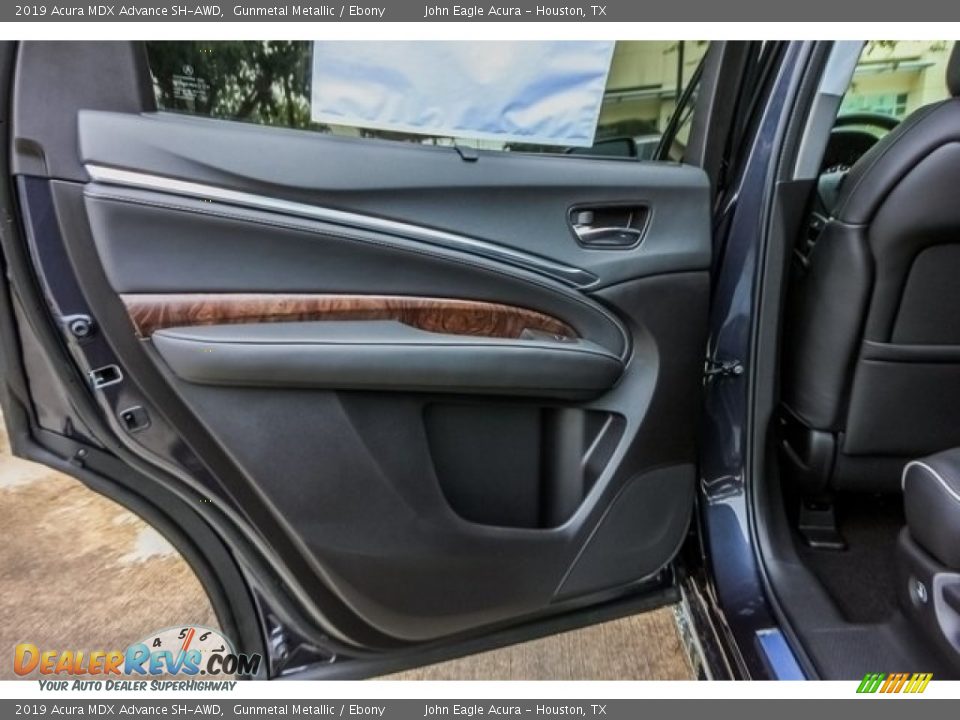 2019 Acura MDX Advance SH-AWD Gunmetal Metallic / Ebony Photo #17