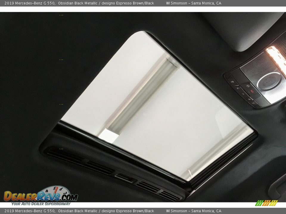 2019 Mercedes-Benz G 550 Obsidian Black Metallic / designo Espresso Brown/Black Photo #30