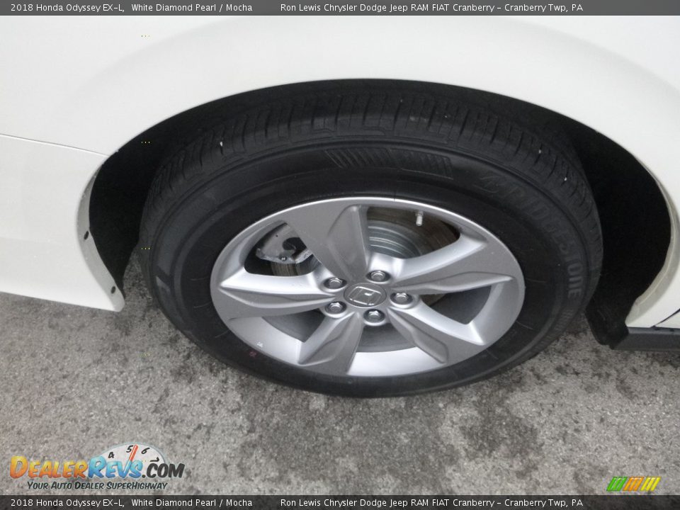 2018 Honda Odyssey EX-L White Diamond Pearl / Mocha Photo #9