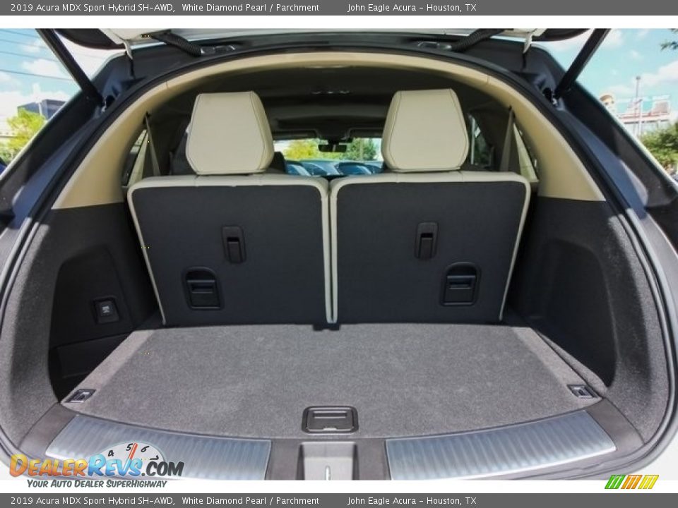 2019 Acura MDX Sport Hybrid SH-AWD White Diamond Pearl / Parchment Photo #20