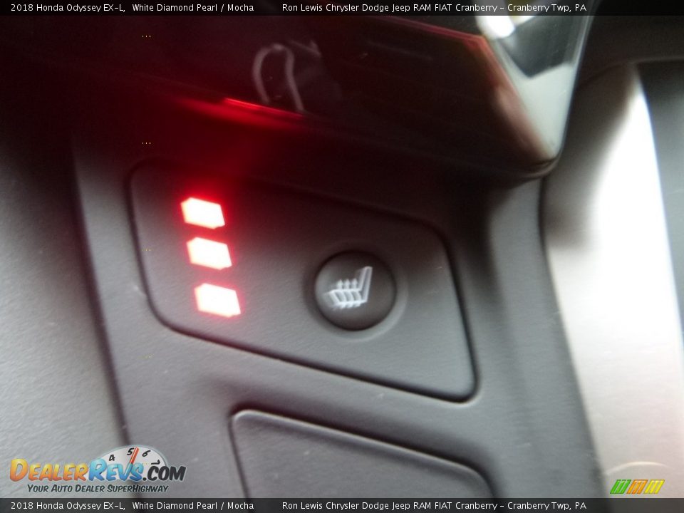 2018 Honda Odyssey EX-L White Diamond Pearl / Mocha Photo #20