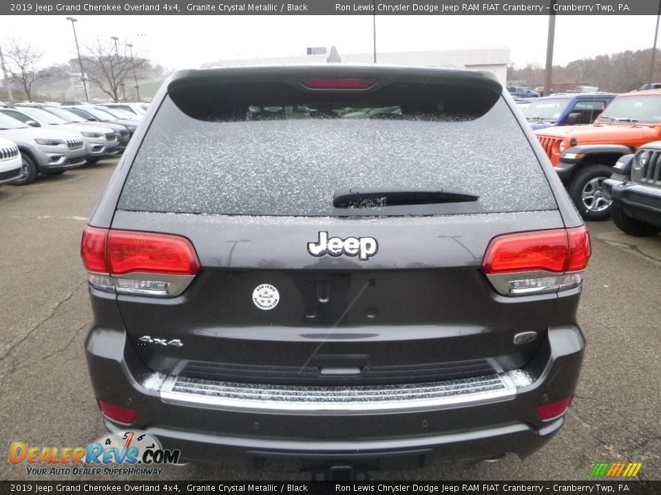 2019 Jeep Grand Cherokee Overland 4x4 Granite Crystal Metallic / Black Photo #4