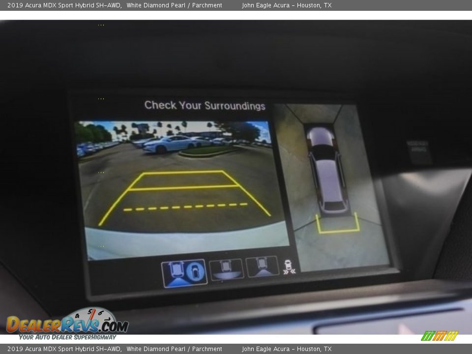 2019 Acura MDX Sport Hybrid SH-AWD White Diamond Pearl / Parchment Photo #33
