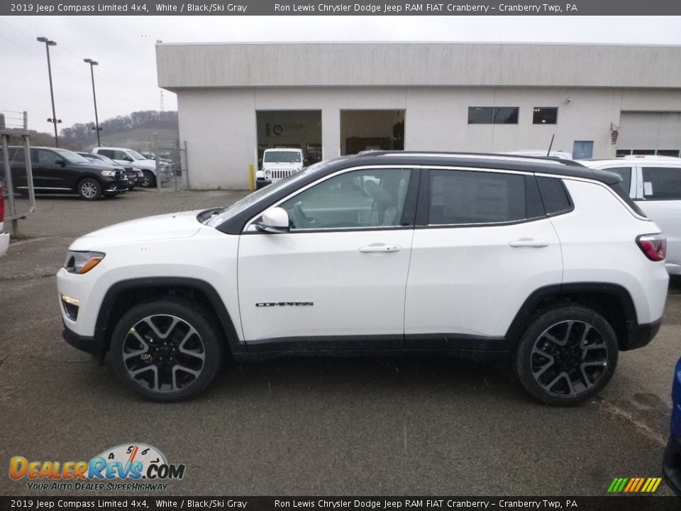 White 2019 Jeep Compass Limited 4x4 Photo #2